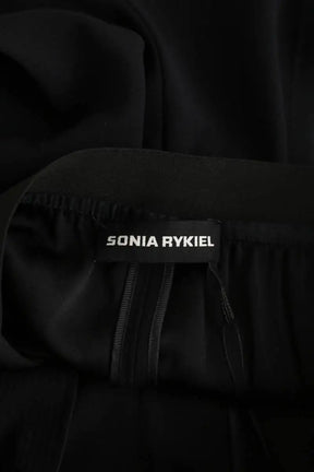 Pantalon droit Sonia Rykiel Noir en Synthétique