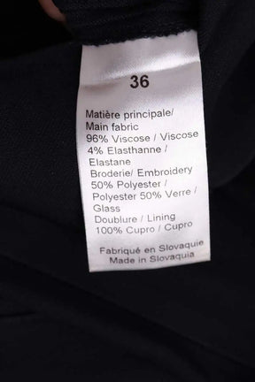 Pantalon droit Sonia Rykiel Noir en Viscose