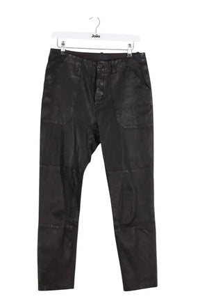 Pantalon droit SPRWMN Marron en Cuir, taille L - Seconde Main
