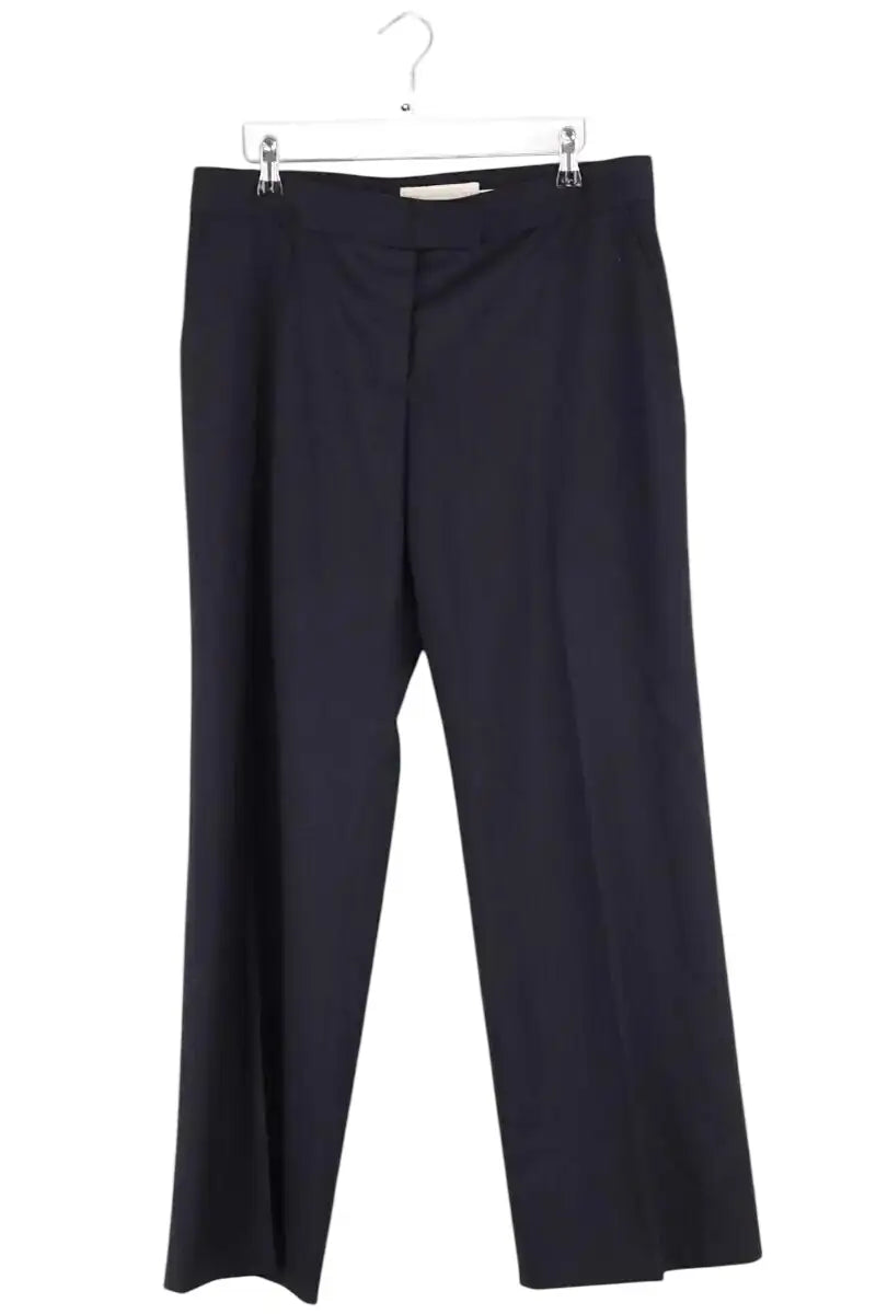 Pantalon droit Stella McCartney Noir en Laine, taille XXL - Seconde Main