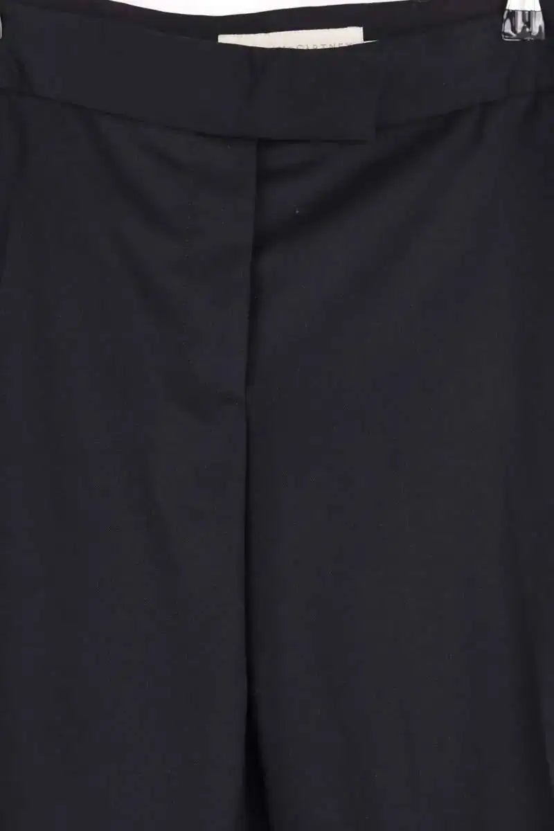 Pantalon droit Stella McCartney Noir en Laine