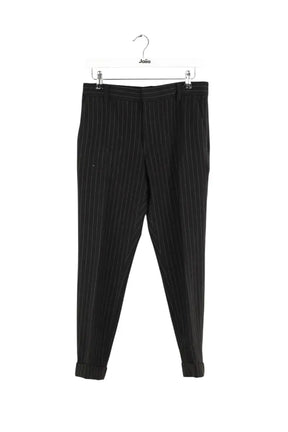 Pantalon droit System Noir en Polyester, taille L - Seconde Main