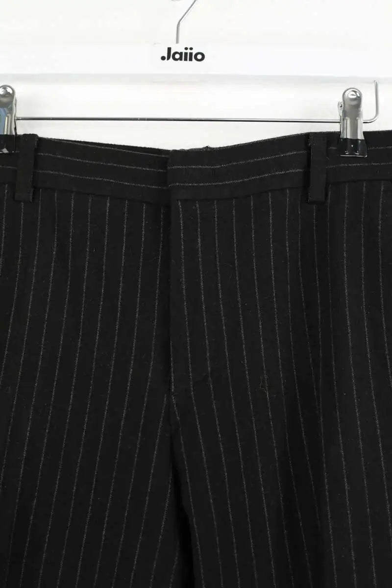 Pantalon droit System Noir en Polyester