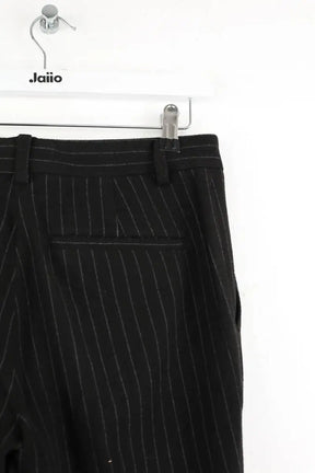 Pantalon droit System Noir en Polyester