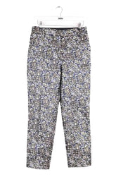 Pantalon droit Tara Jarmon Doré en Synthétique, taille S - Seconde Main