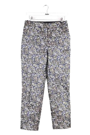 Pantalon droit Tara Jarmon Doré en Synthétique, taille S - Seconde Main