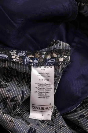Pantalon droit Tara Jarmon Doré en Synthétique