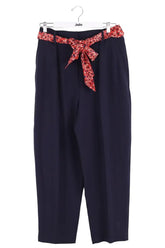 Pantalon droit Tara Jarmon Marine en Synthétique, taille XXL - Seconde Main