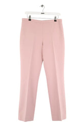 Pantalon droit Tara Jarmon Rose en Synthétique, taille L - Seconde Main