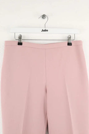Pantalon droit Tara Jarmon Rose en Synthétique