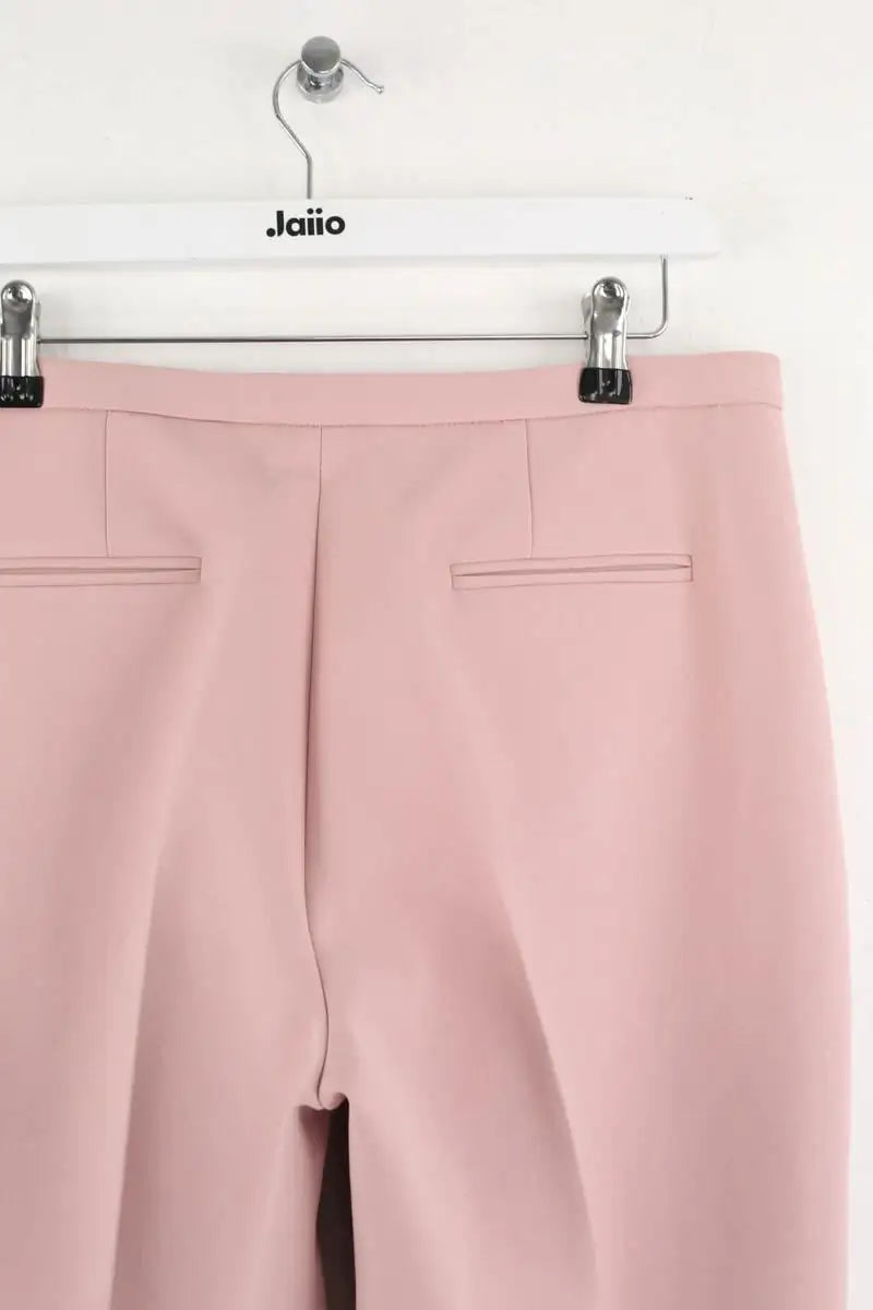 Pantalon droit Tara Jarmon Rose en Synthétique