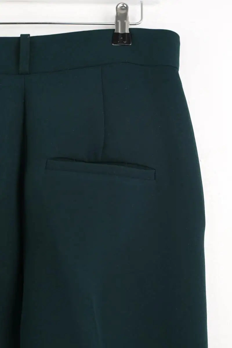 Pantalon droit Tara Jarmon Vert en Synthétique