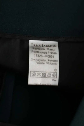 Pantalon droit Tara Jarmon Vert en Synthétique