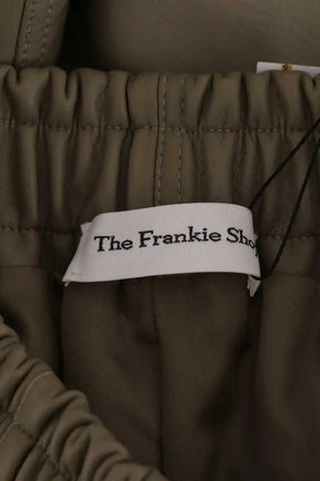 Pantalon droit The Frankie Shop Kaki en Synthétique