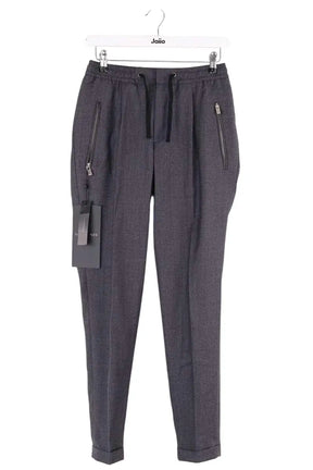 Pantalon droit The Kooples Anthracite en Laine, taille L - Seconde Main