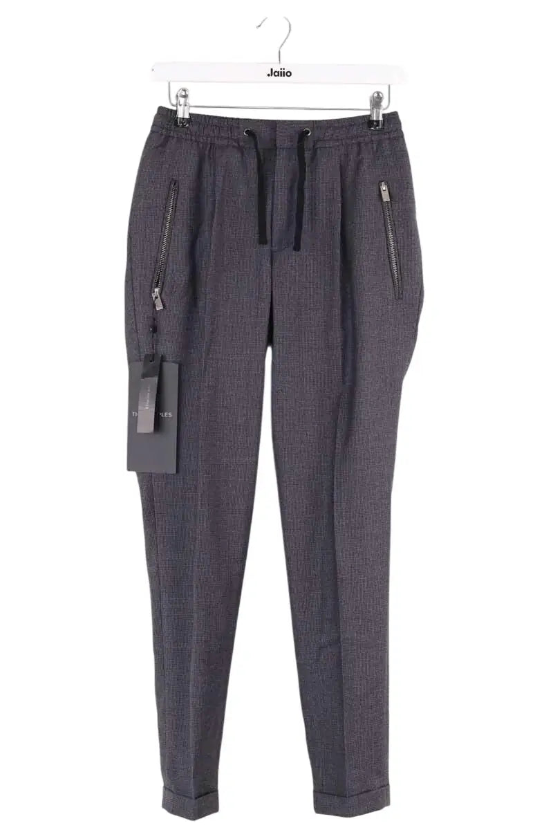 Pantalon droit The Kooples Anthracite en Laine, taille L - Seconde Main