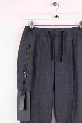 Pantalon droit The Kooples Anthracite en Laine