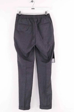 Pantalon droit The Kooples Anthracite en Laine