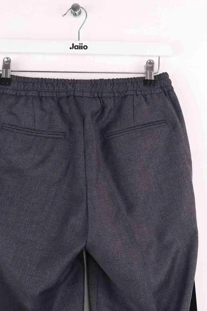 Pantalon droit The Kooples Anthracite en Laine
