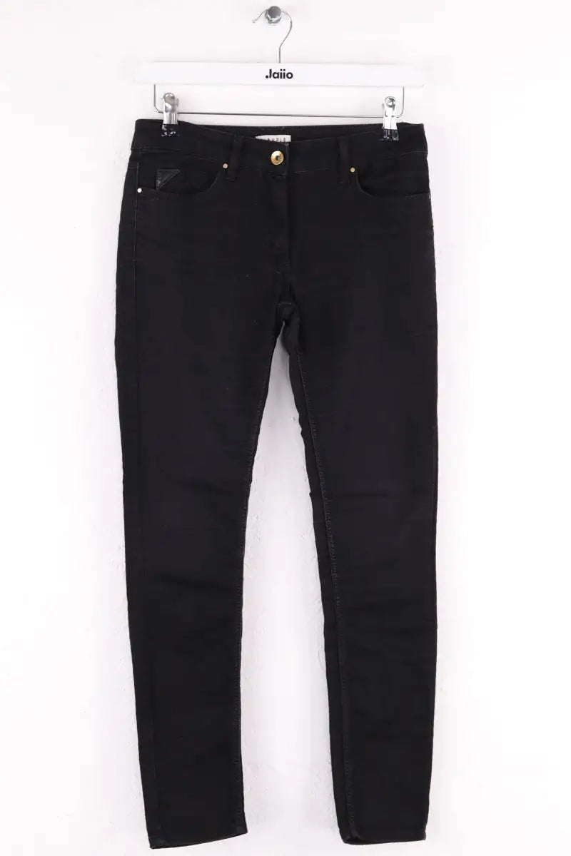Pantalon droit The Kooples Anthracite en Laine