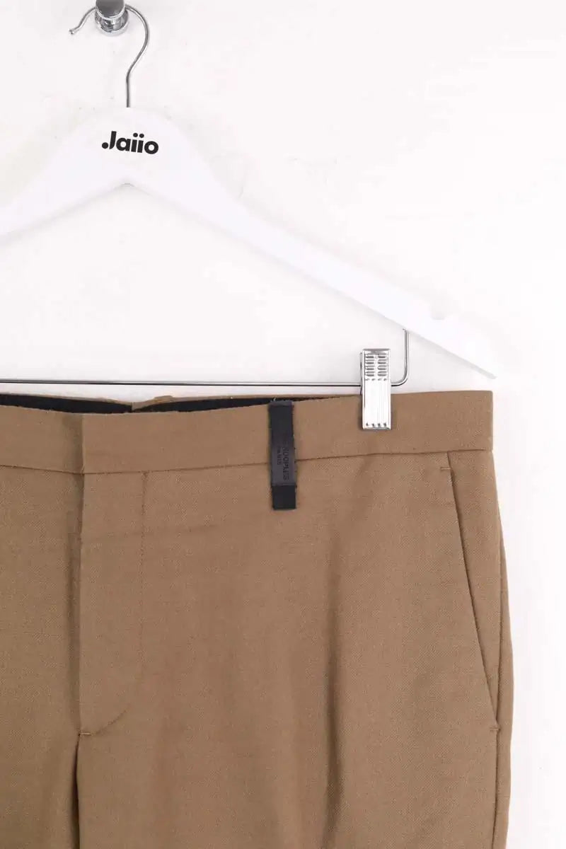 Pantalon droit The Kooples Camel en Synthétique