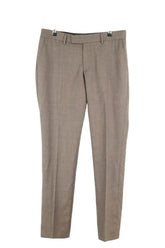 Pantalon droit The Kooples Marron en Laine, taille XL - Seconde Main