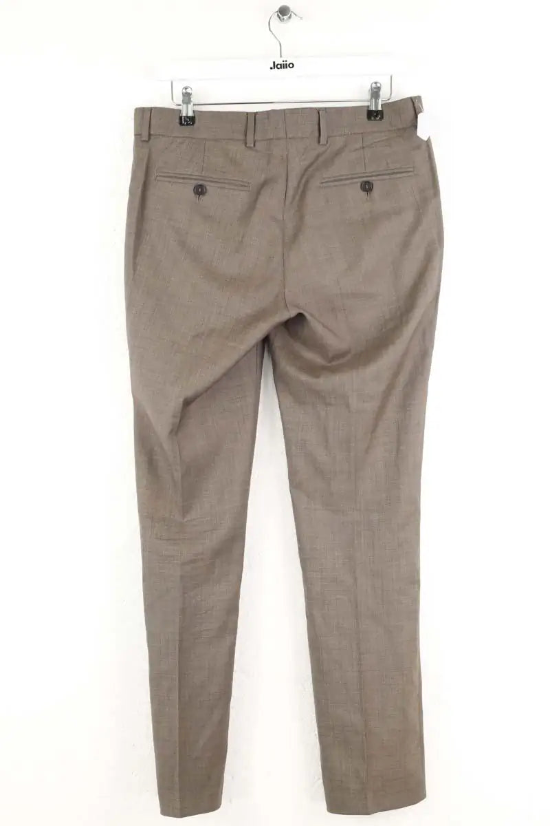Pantalon droit The Kooples Marron en Laine