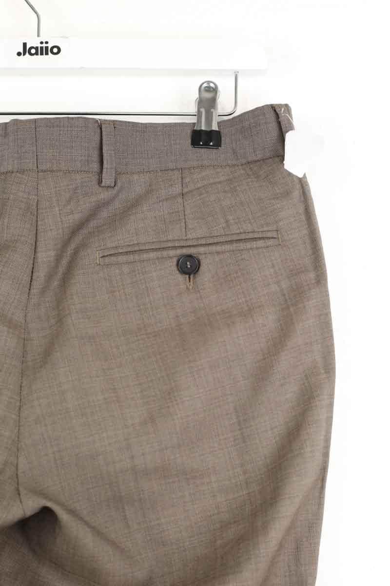 Pantalon droit The Kooples Marron en Laine