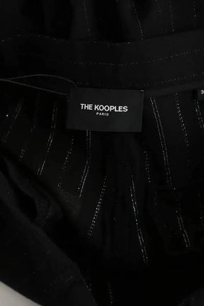 Pantalon droit The Kooples Noir en Coton