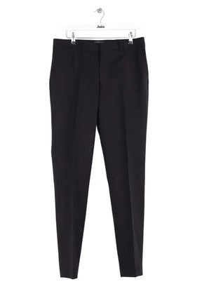 Pantalon droit The Kooples Noir en Laine, taille S - Seconde Main