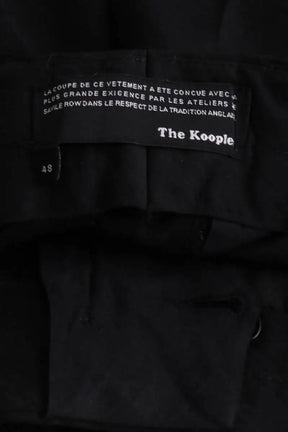 Pantalon droit The Kooples Noir en Laine