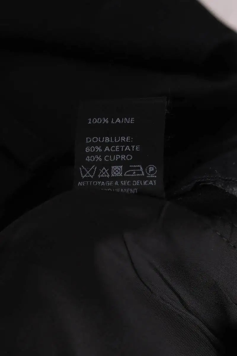 Pantalon droit The Kooples Noir en Laine