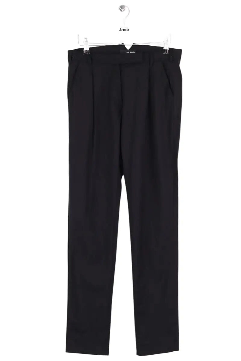 Pantalon droit The Kooples Noir en Laine, taille S - Seconde Main