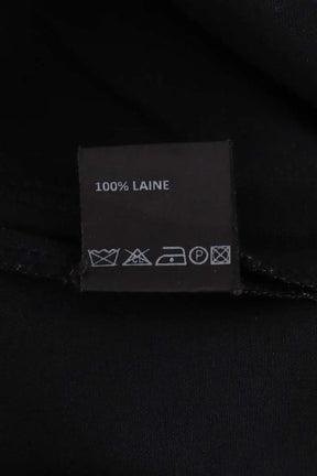 Pantalon droit The Kooples Noir en Laine