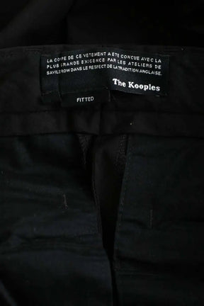 Pantalon droit The Kooples Noir en Laine