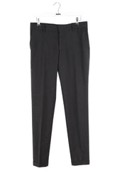 Pantalon droit The Kooples Noir en Laine, taille S - Seconde Main