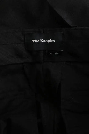 Pantalon droit The Kooples Noir en Laine