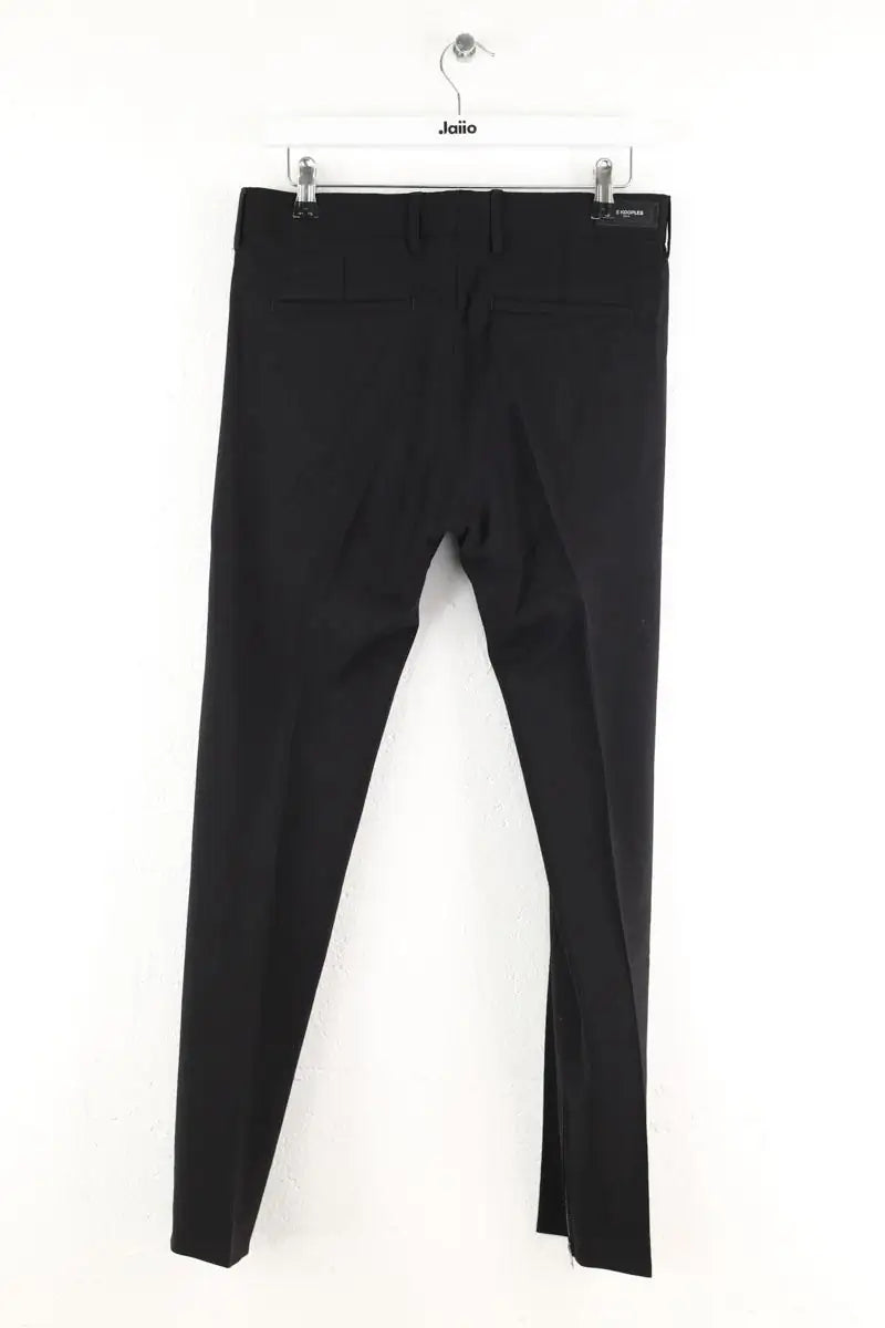 Pantalon droit The Kooples Noir en Laine