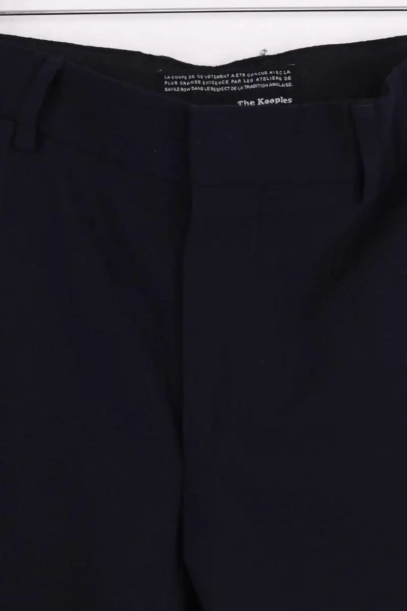 Pantalon droit The Kooples Noir en Laine