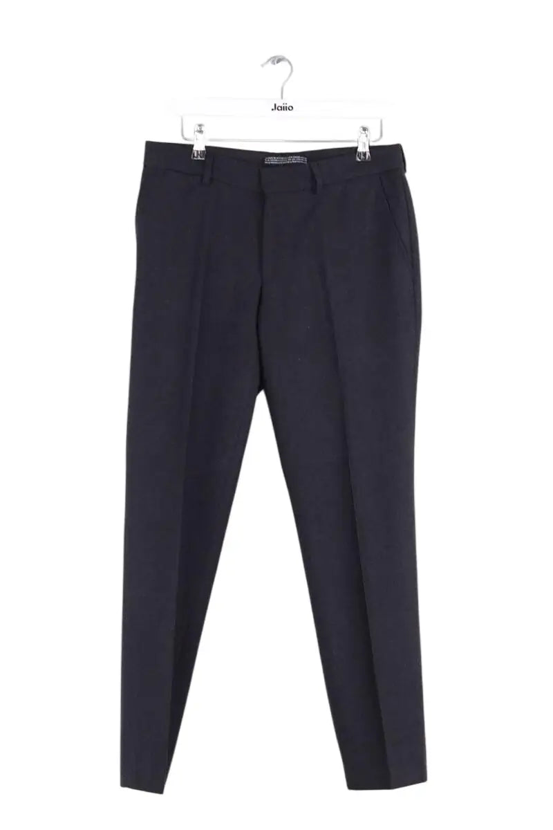 Pantalon droit The Kooples Noir en Laine, taille S - Seconde Main