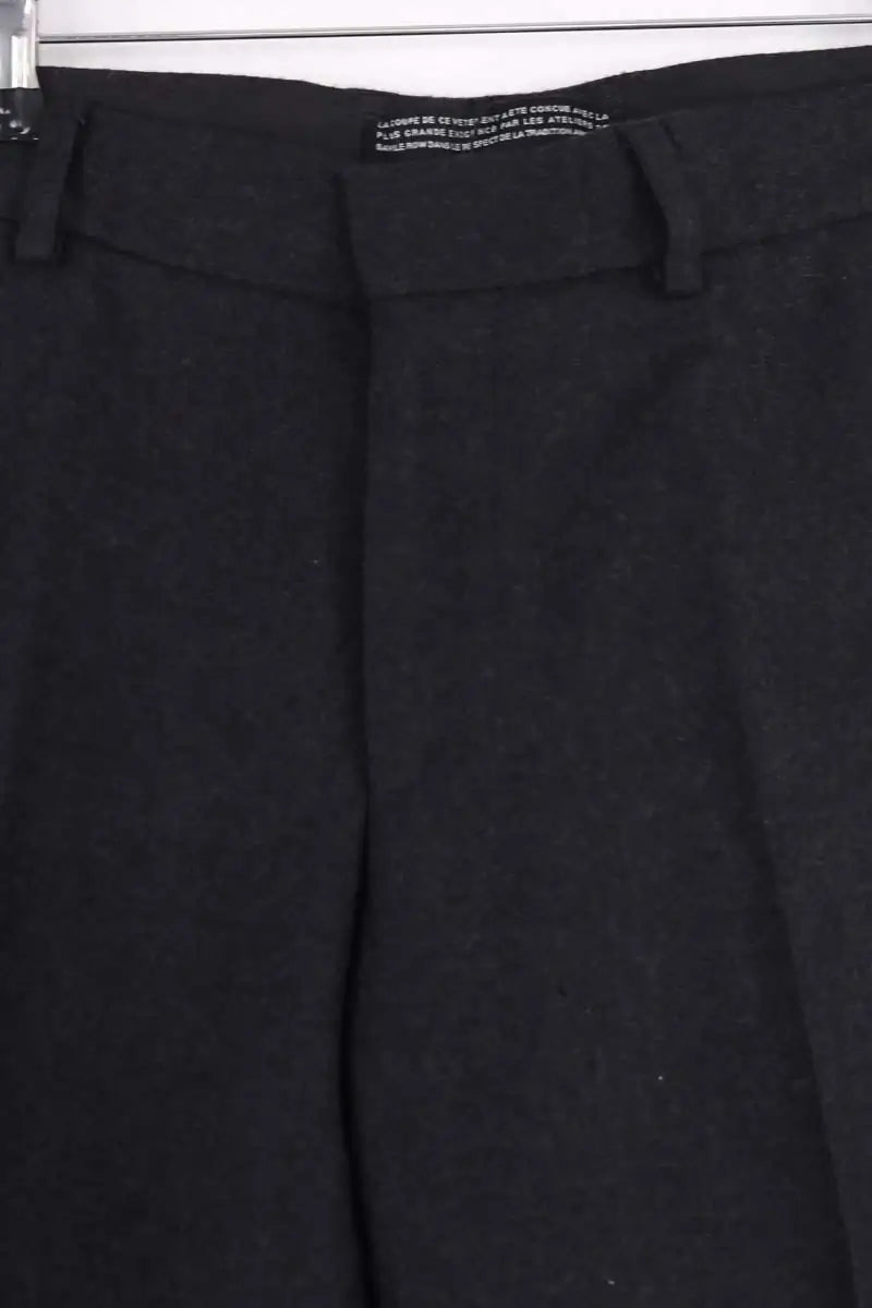 Pantalon droit The Kooples Noir en Laine