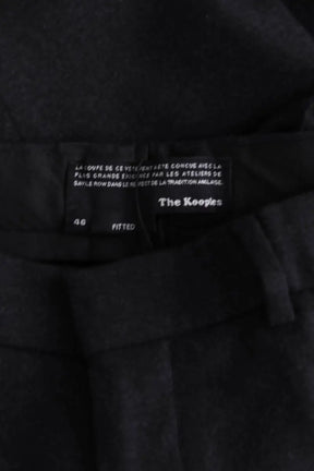 Pantalon droit The Kooples Noir en Laine