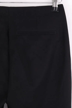 Pantalon droit The Kooples Noir en Laine
