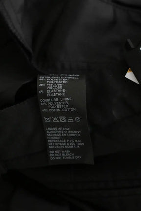 Pantalon droit The Kooples Noir en Polyester