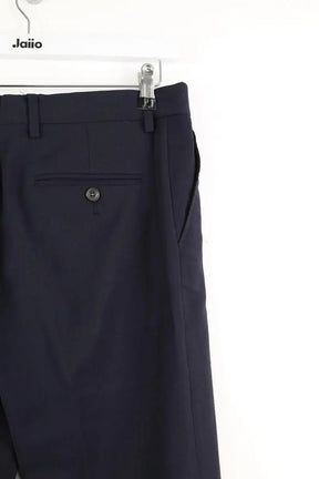 Pantalon droit The Kooples Noir en Polyester