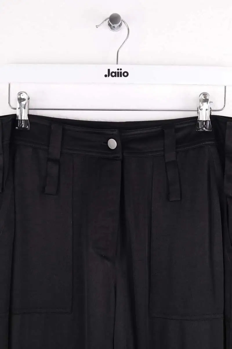 Pantalon droit The Kooples Noir en Viscose