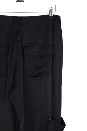 Pantalon droit The Kooples Noir en Viscose