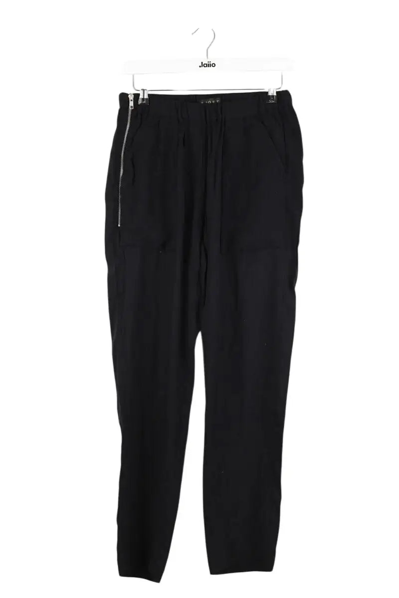 Pantalon droit The Kooples Noir en Viscose, taille M - Seconde Main