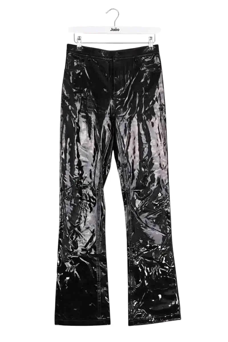 Pantalon droit The Kooples Noir en Viscose, taille M - Seconde Main
