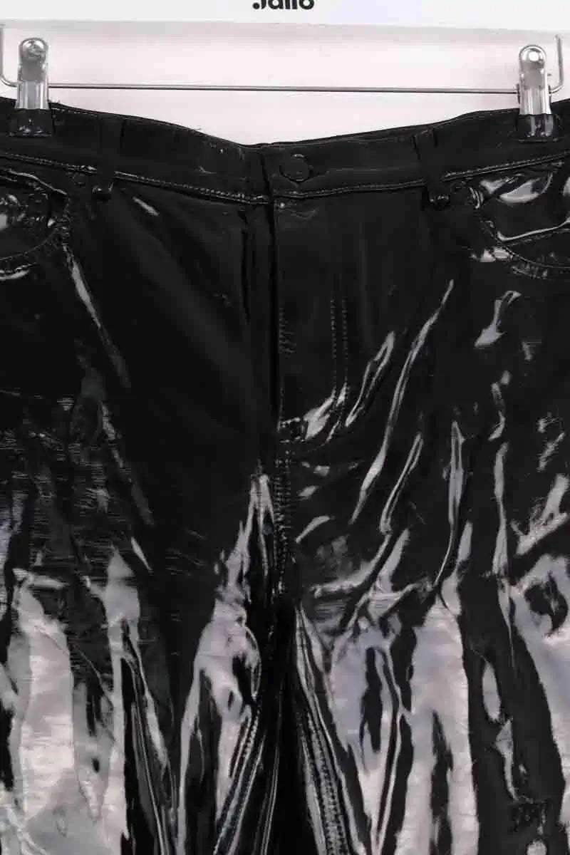 Pantalon droit The Kooples Noir en Viscose